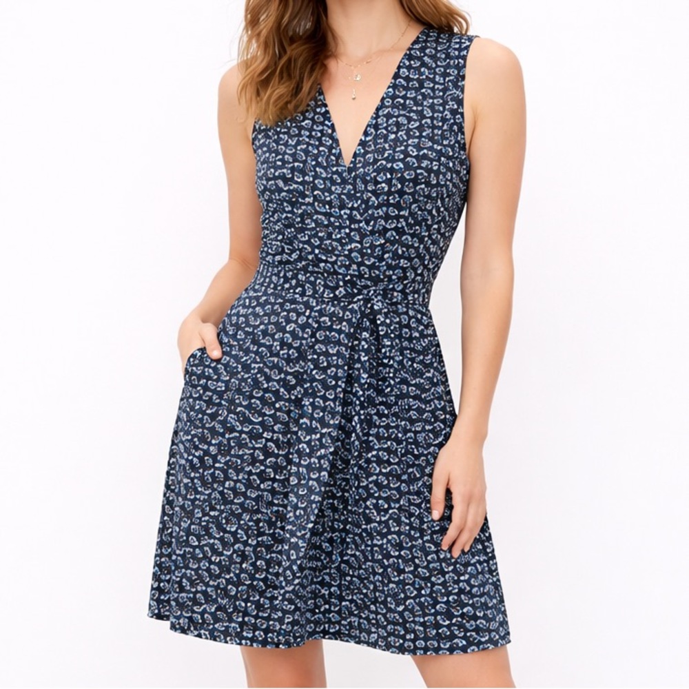 Boden Women's Floral Dress with Tie Size 12 Regular